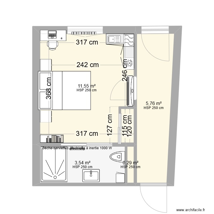 RDC. Plan de 0 pièce et 0 m2
