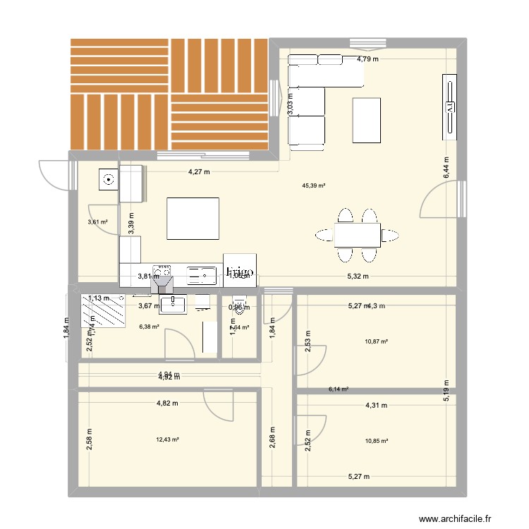 Plan maison. Plan de 0 pièce et 0 m2