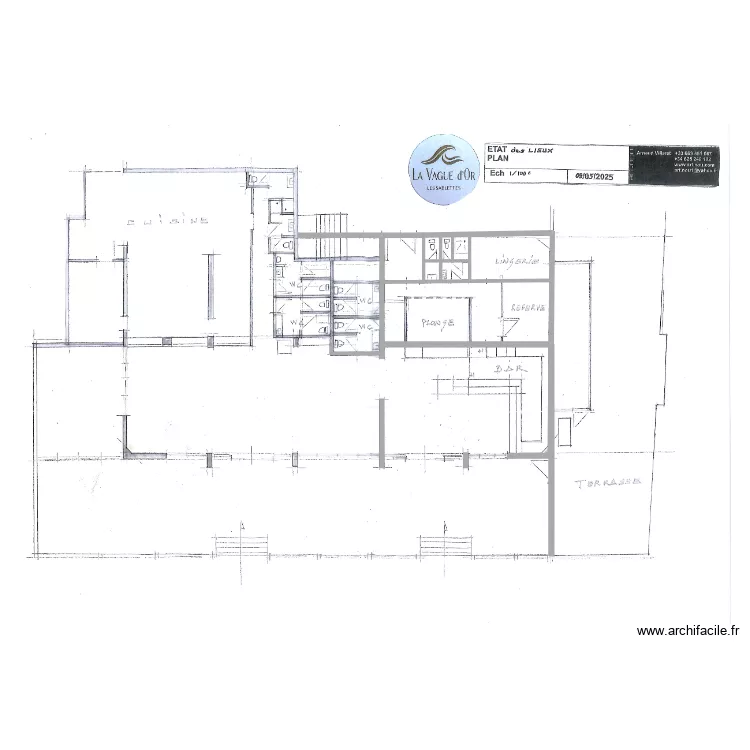 vague d'or 1. Plan de 