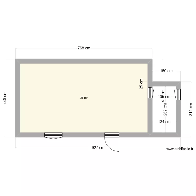 Brétignolles 2 projet N°1. Plan de Brétignolles 2 projet N°1. Plan de