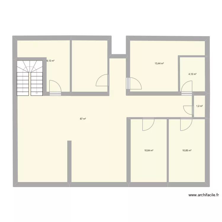 saint mandrier etage. Plan de 