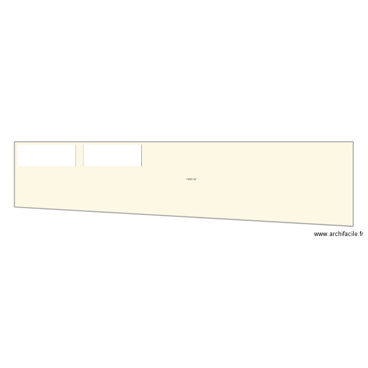 rack cantilevers. Plan de 1 pièce et 119 m2