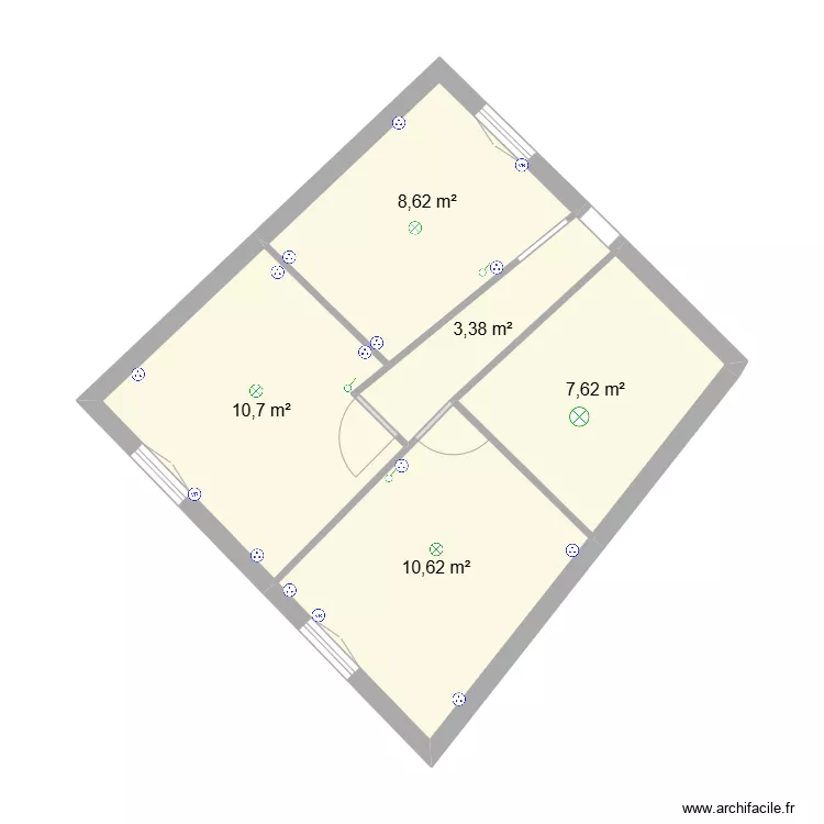 Etage 1 Futur + Elec. Plan de 