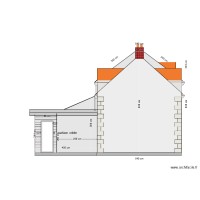 plan façade ouest projetée + porte fenêtre v5