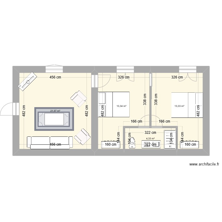 chab version 3. Plan de 0 pièce et 0 m2