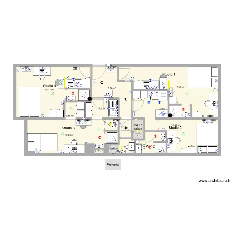 CG ST HERBLAIN CHARENTE VF ELECTRICITE. Plan de 
