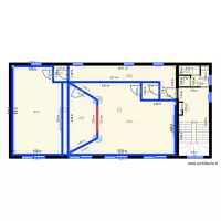 MJ music studio - r+1 état projeté avec régie