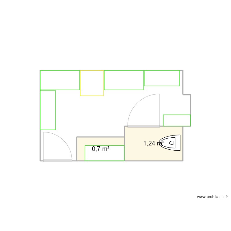 Cellier. Plan de 0 pièce et 0 m2