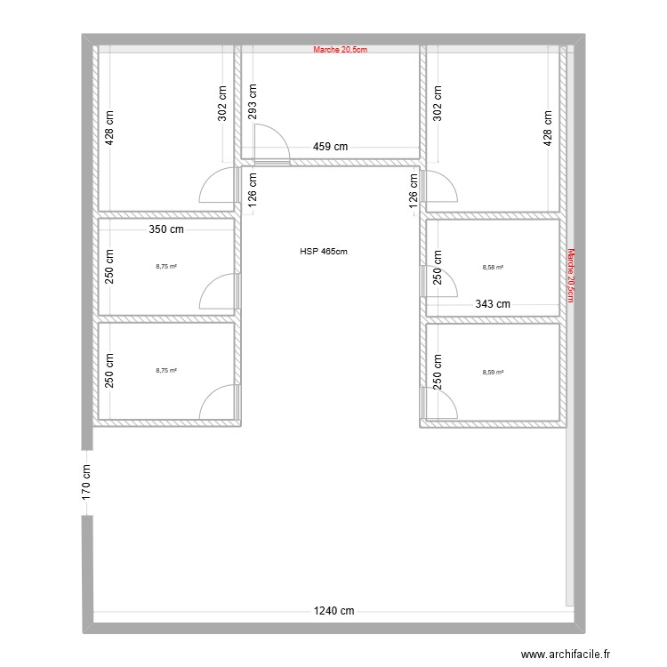 diconche . Plan de 0 pièce et 0 m2