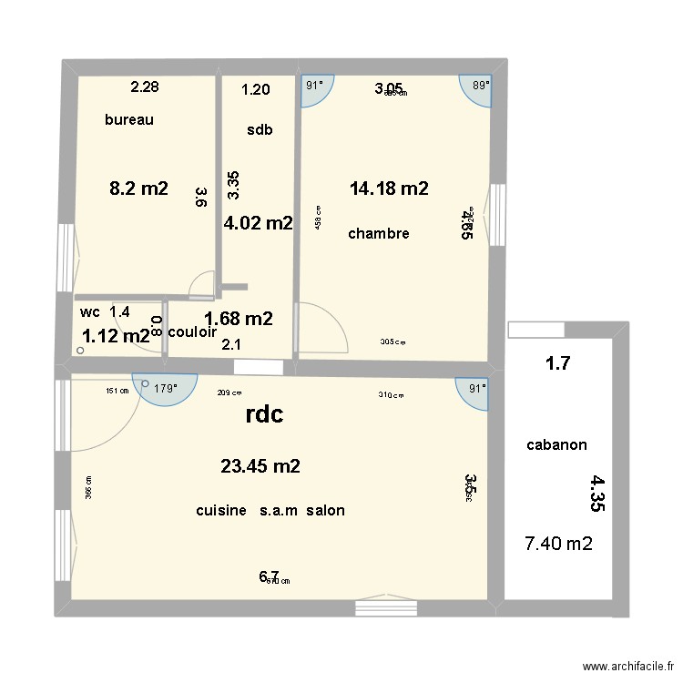 rdc. Plan de 0 pièce et 0 m2