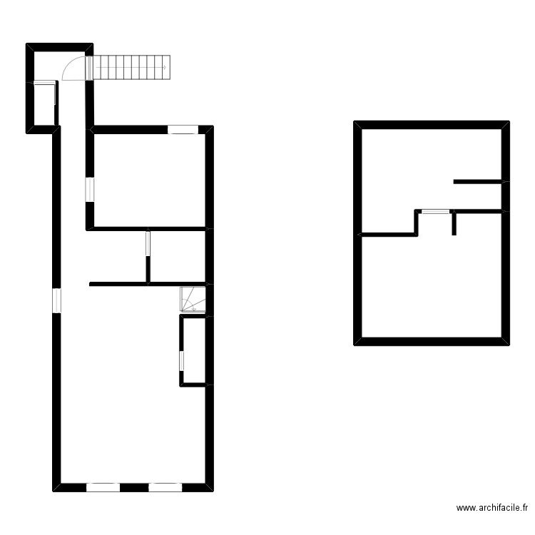 38 COLBERT ETAGE 2. Plan de 6 pièces et 93 m2