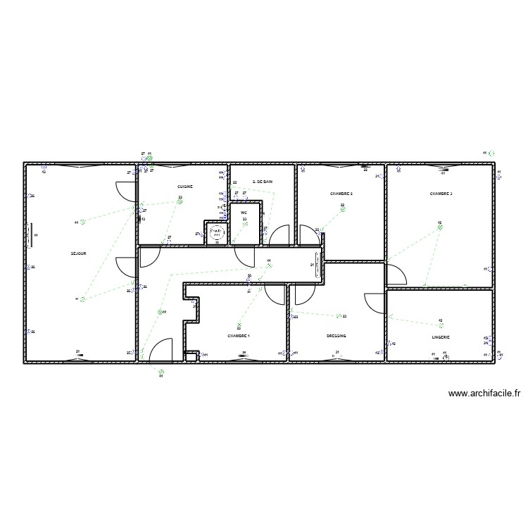 Plein pied Weppes. Plan de 0 pièce et 0 m2