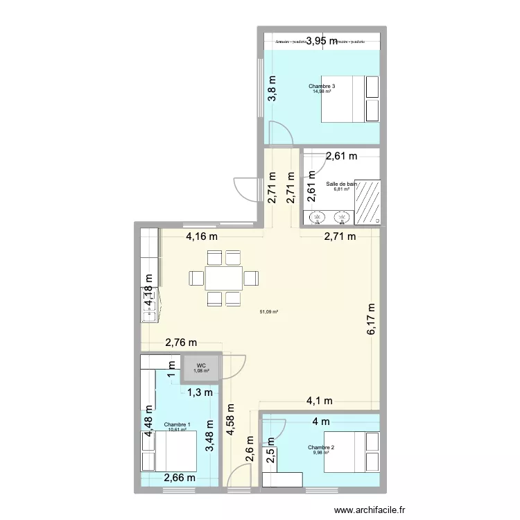 Projet STCR - MODIF v2. Plan de 6 et 95 m² Projet STCR - MODIF v2. Plan de 6 et 95 m²