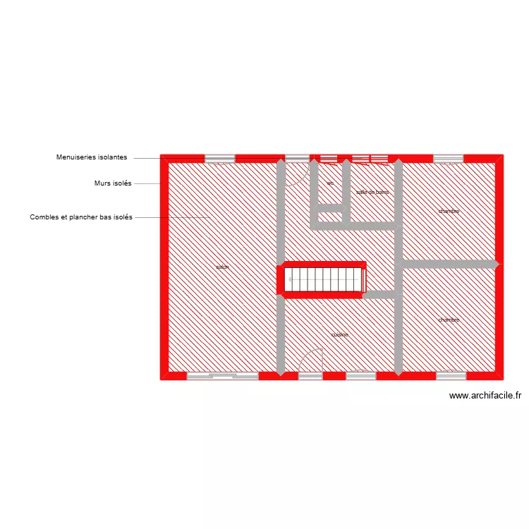 KRONAJ étape 1. Plan de 9 pièces et 71 m² KRONAJ étape 1. Plan de 9 pièces et 71 m²