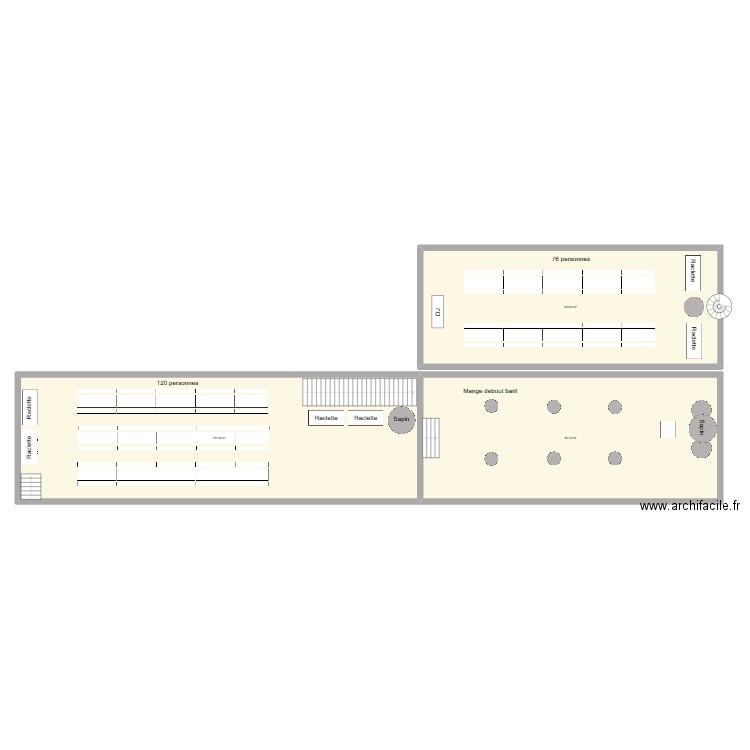 gorioux plan de table 12 dec lanniron. Plan de 3 pièces et 369 m2