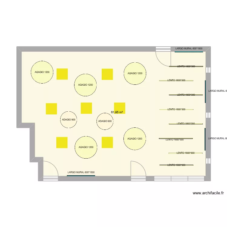 IND - CANTINE PERSONNEL. Plan de 
