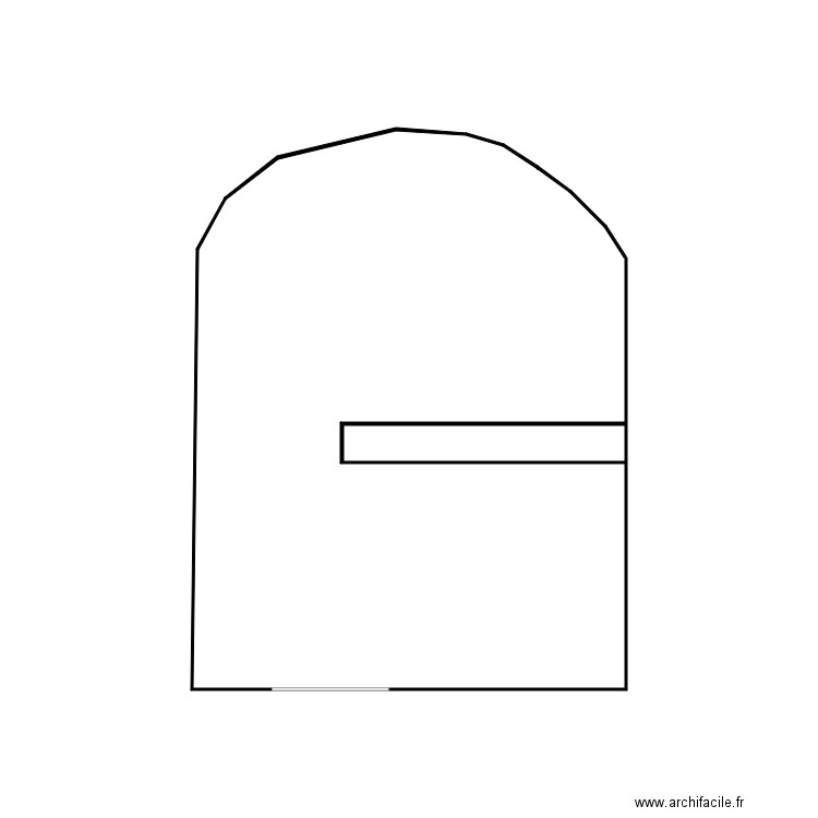 QUE NATA SARL. Plan de 1 pièce et 1 m2