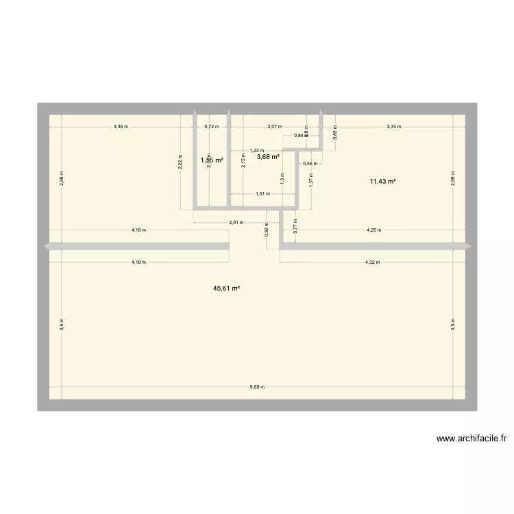 Maison Plage Base. Plan de Maison Plage Base. Plan de