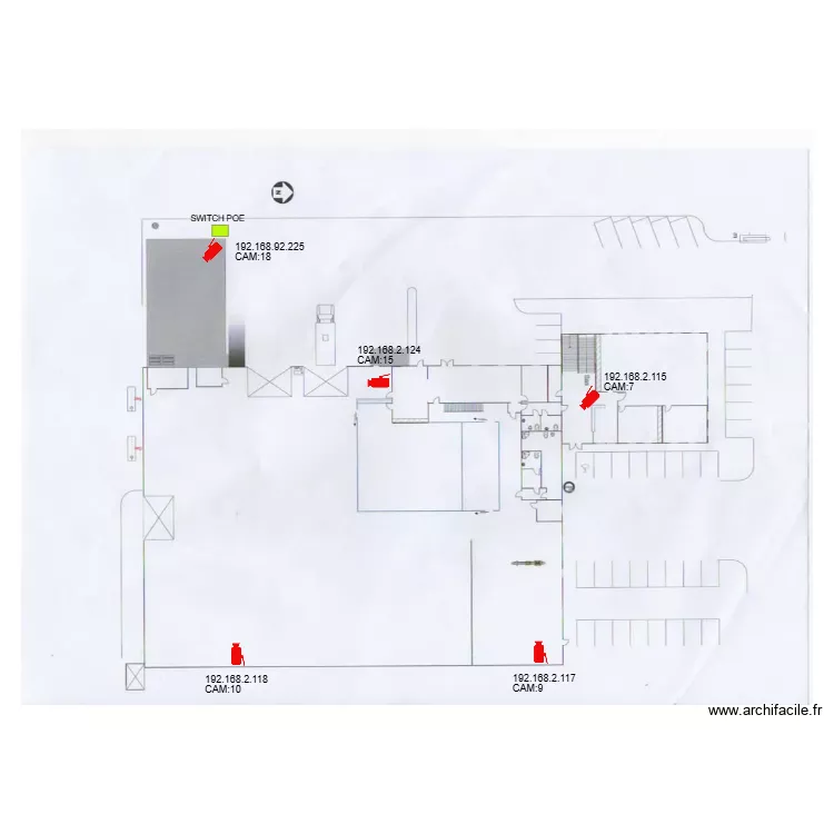 BASTIDE CAMERA. Plan de 