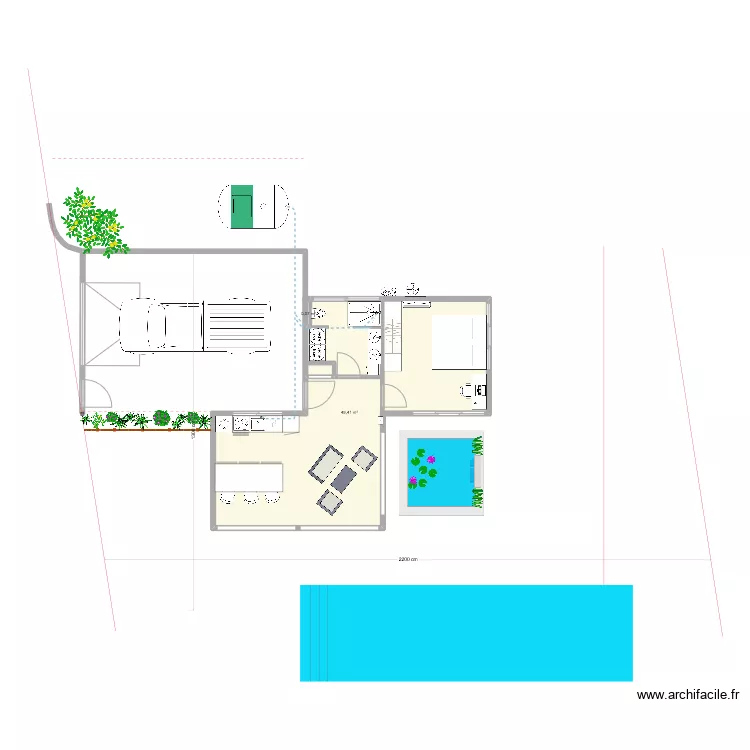 piti Kaz plomberie. Plan de 