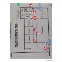 Plan Eglise Mont de Marsan