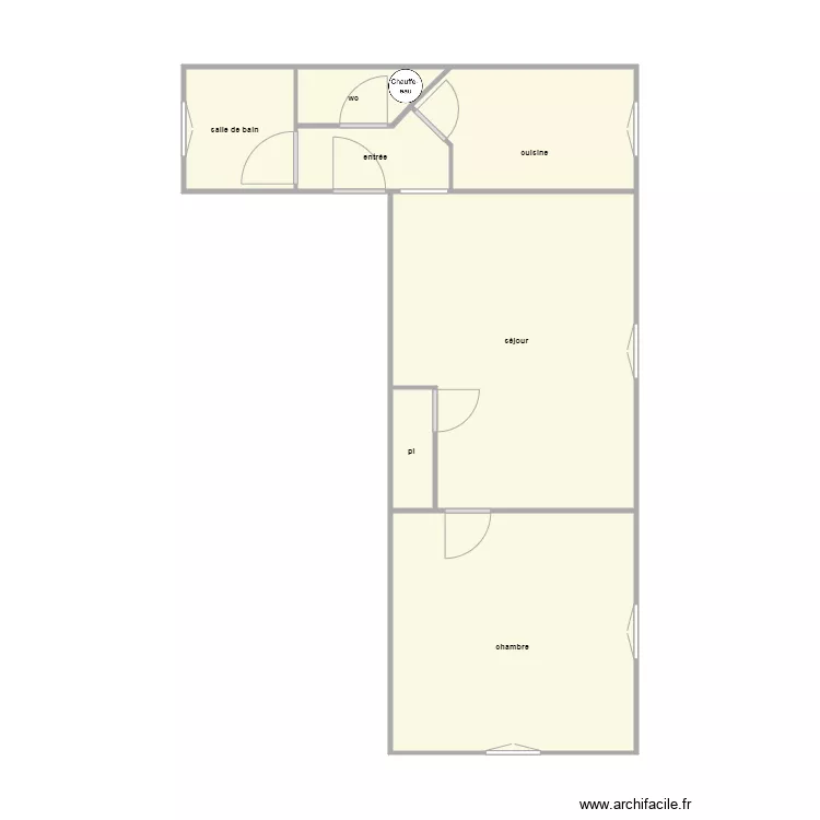 sci h2b am 11. Plan de 7  et 41 m²