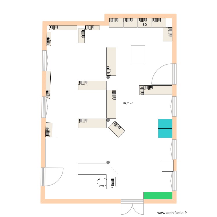 R&eacute;am&eacute;nagement 3. Plan de 0 pièce et 0 m2