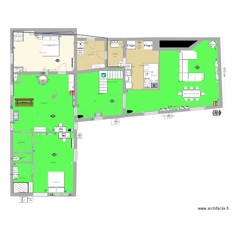 Crancey_RDC. Plan de 0 pièce et 0 m2