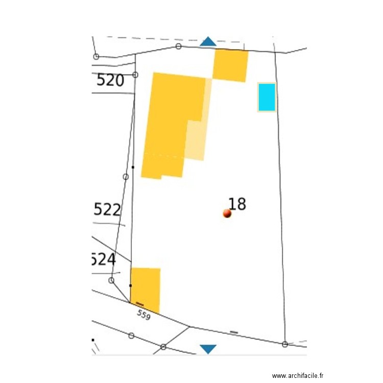 piscine. Plan de 0 pièce et 0 m2