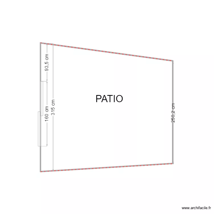 Patio. Plan de Patio. Plan de