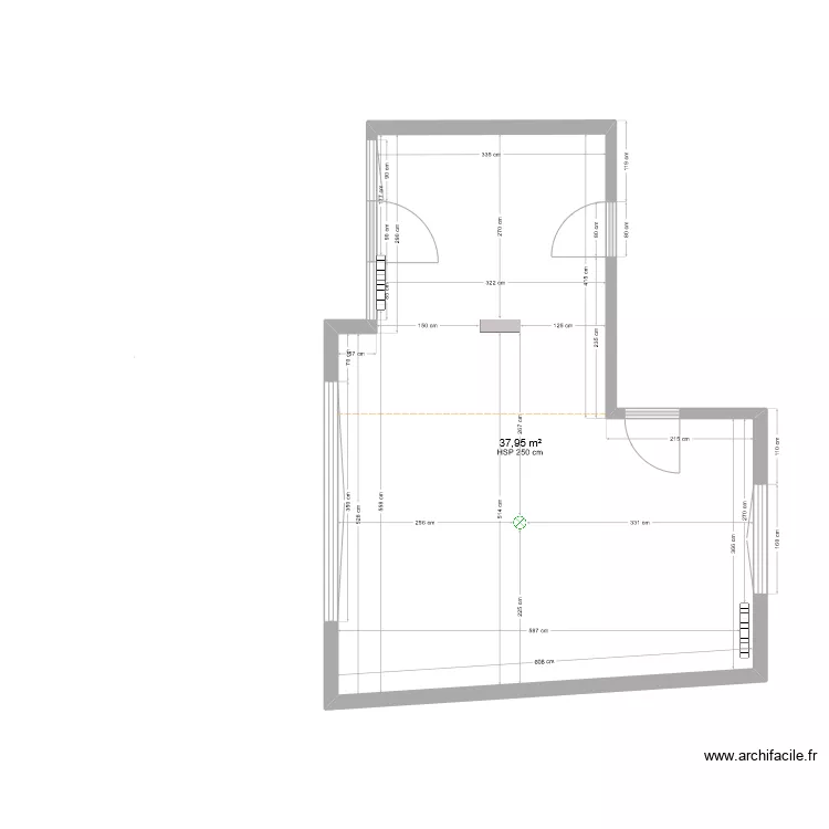 Cuisine-surf. Plan de 