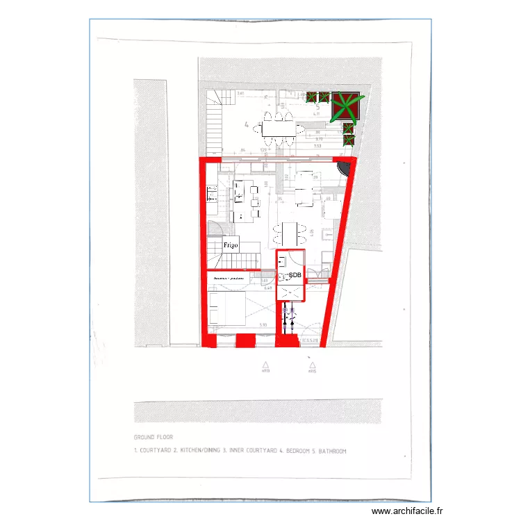 CAMOES RDC. Plan de CAMOES RDC. Plan de