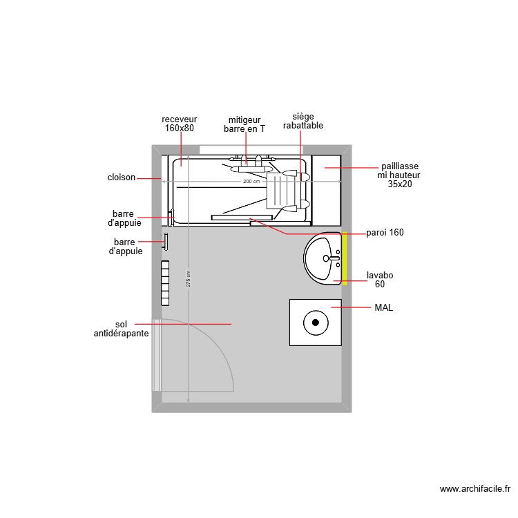 SAKHRI. Plan de 0 pièce et 0 m2