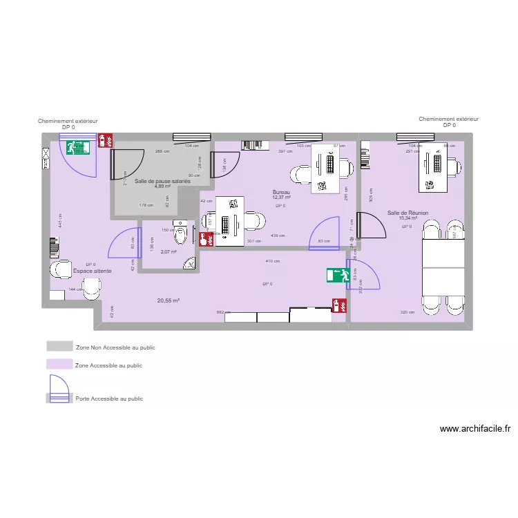 WIMOOV BLOIS AVANT TRAVAUX. Plan de WIMOOV BLOIS AVANT TRAVAUX. Plan de