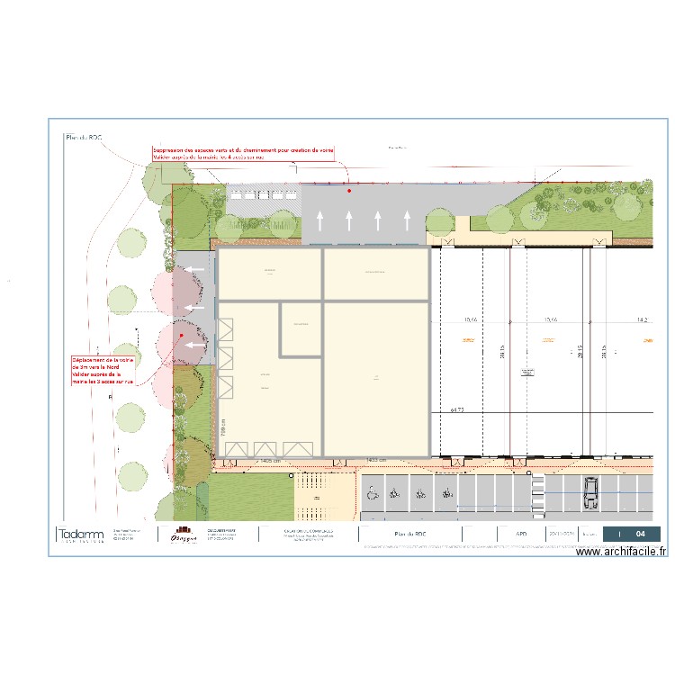 Questembert &. Plan de 3 pièces et 659 m2
