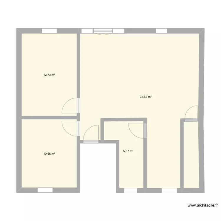 Appartement 5 Beveren-Leie - Sint Jansstraat 80. Plan de 