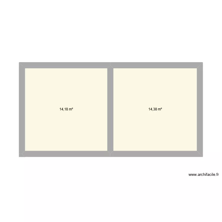 GARAGE. Plan de 2  et 29 m²