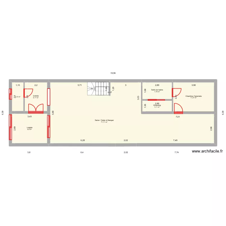 PROJET RDC ADER EVEILLARD. Plan de PROJET RDC ADER EVEILLARD. Plan de