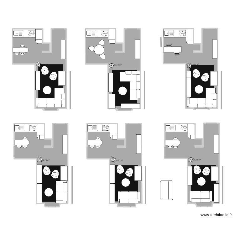 Plan salon. Plan de 0 pièce et 0 m2