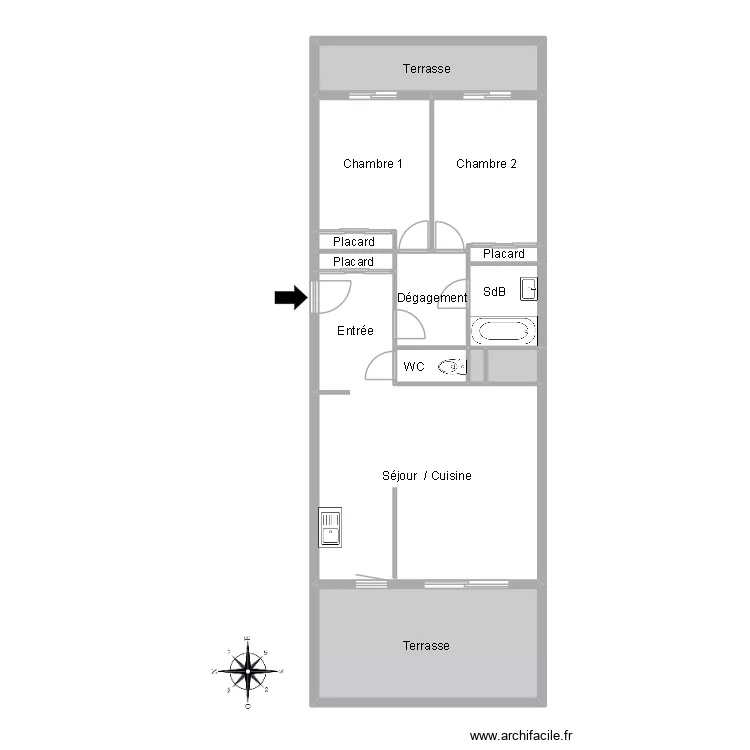 51353 BERTHELIN. Plan de 13 pièces et 83 m²
