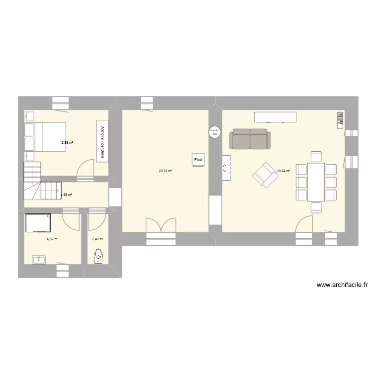 maison MONFLANQUIN. Plan de 6 et 84 m² maison MONFLANQUIN. Plan de 6 et 84 m²