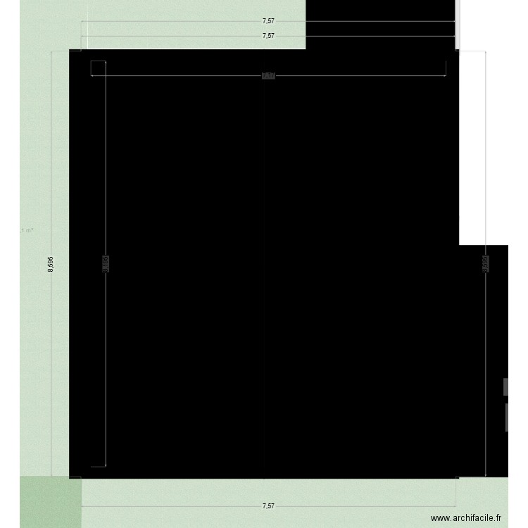 extension chambre 2. Plan de 7 pièces et 140 m2