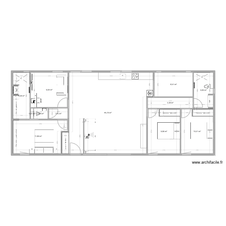 Maison complète plan 3. Plan de 12 et 109 m² Maison complète plan 3. Plan de 12 et 109 m²