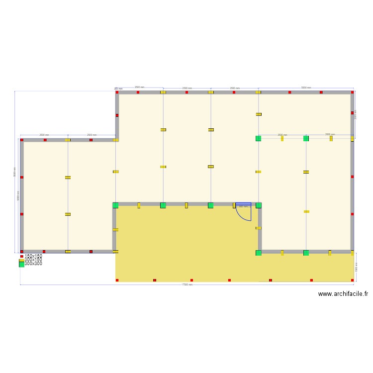 105 1 Сочи сваи. Plan de 2 pièces et 144 m2