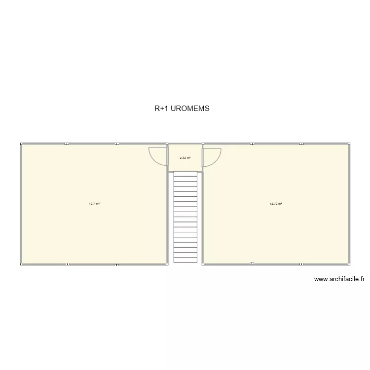 UROMEMS R+1. Plan de 