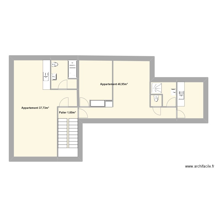 rdc tlc. Plan de 13 pièces et 186 m2