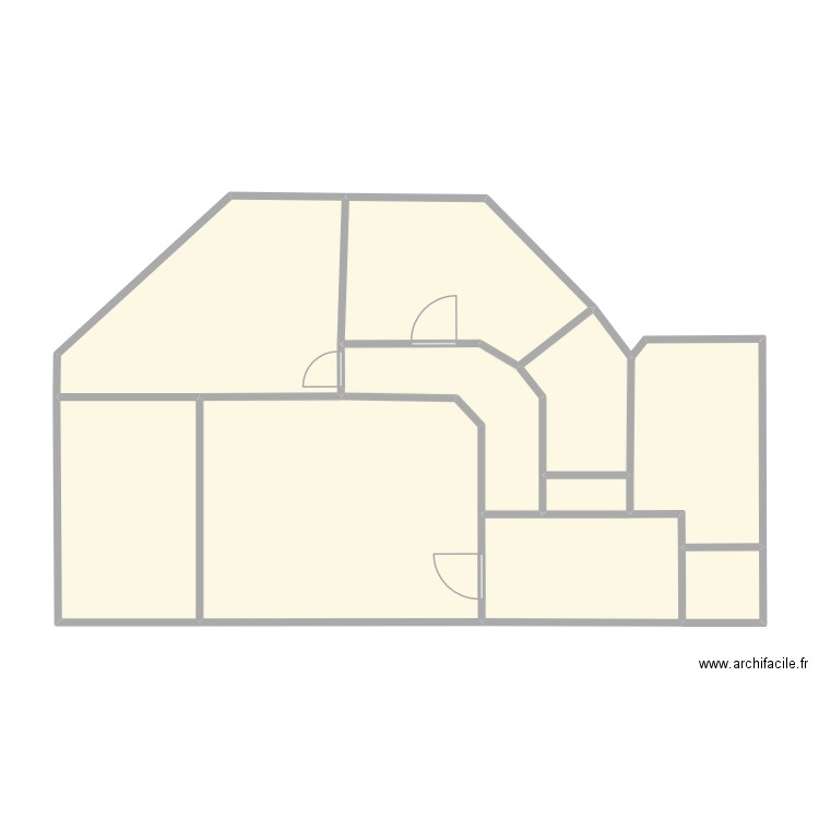 Plan jules verne. Plan de 10 pièces et 76 m2