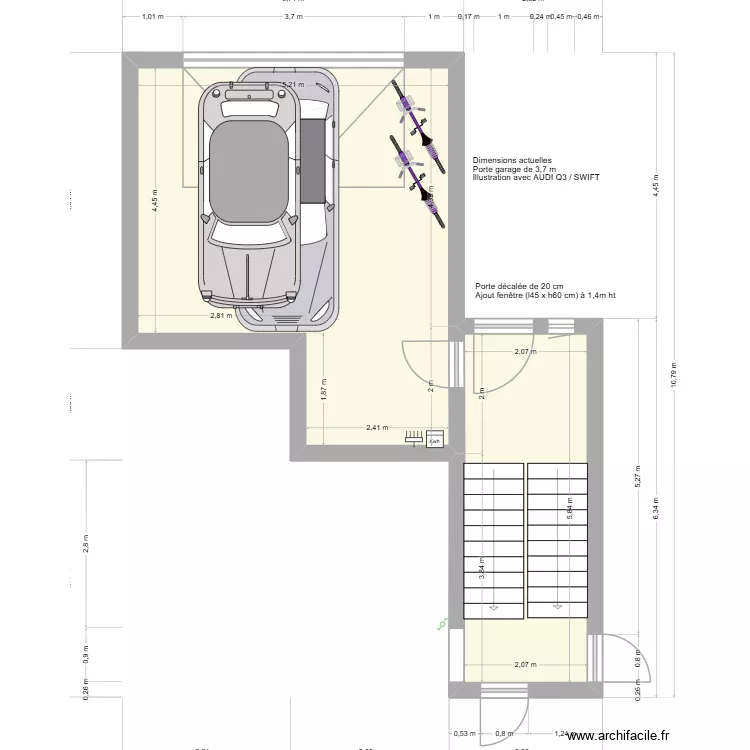 garage_actuel. Plan de 2 Pièces et 40 m² garage_actuel. Plan de 2 Pièces et 40 m²