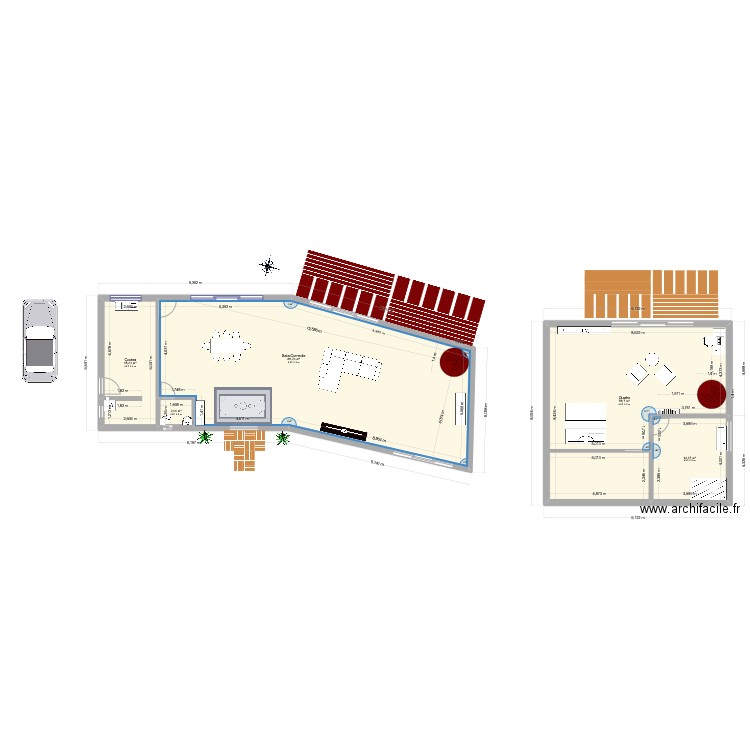 DIFA COLOMBIA. Plan de 5 pièces et 175 m2