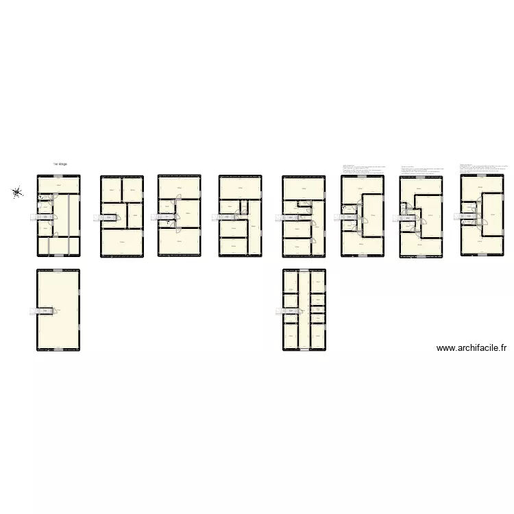 Lastillere_Projet1erEtage. Plan de 